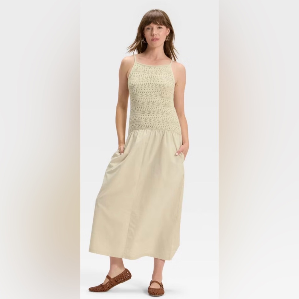 New universal threads drop waist sweater tank dress M